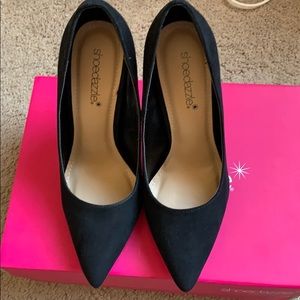 ShoeDazzle Gold Heel Stiletto Pump